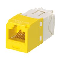 PANDUIT CJ688TGYL Conector Modular, RJ45 Jack Alambrado, 1 x 1 (Puerto), 8P8C, Cat6, Montaje de cable