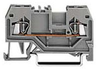 WAGO 279-901 Bloque de Terminal c/Montaje en Riel DIN, 2 Posiciones, 28 AWG, 16 AWG, 1.5 mm², Pinza, 18 A