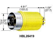 HUBBELL WIRING DEVICES HBL26419