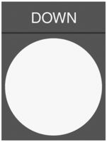SCHNEIDER ELECTRIC ZBY2308 Switch Legend Plate