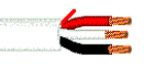 BELDEN 6501UE 877U1000 Multiconductor Cable, Audio Security, Unshielded, 3 Conductor, 22 AWG, 1000 ft, 304.8 m