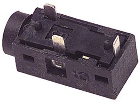 GLENAIR GMPM2-G103P-CBR-NU-.250 Conector para Audio de Teléfono, Hembra, 2.5 mm, Montaje en PCB