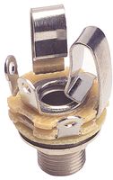 GLENAIR GMPM2-G103P-CBR-NU-.250 Conector para Audio de Teléfono, 3 Contactos, Hembra, 1/4 ", Montaje en Panel