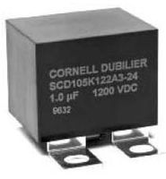 CORNELL DUBILIER SCD155K122A3Z25-F Capacitor Amortiguador IGBT, 1.5 µF, 1.2 kV, ± 10%, Serie SCD, Lata