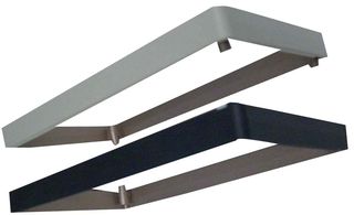 BOX ENCLOSURES 100-EXPBLK Accesorio de Carcasa, Negro, Panel Extensor, Gabinetes de Mano de ABS Serie 100, Serie 100