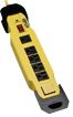 EATON TRIPP LITE TLM609SA Supresor de Picos de Voltaje, Metal Amarillo, 6 Tomacorrientes, NEMA 5-15R, 15 A, 120 V, NEMA 5-15P