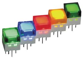 OMRON ELECTRONIC COMPONENTS B3W-9000-RG2N Interruptor Táctil, Serie B3W-9, Accionamiento superior, Through Hole, Botón Cuadrado, 160 gf