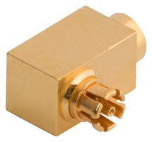 AMPHENOL SV MICROWAVE 3822-40001 RF / Coaxial Connector, SMPS Coaxial, Right Angle Jack, Solder, 50 ohm, 0.047" Flexible