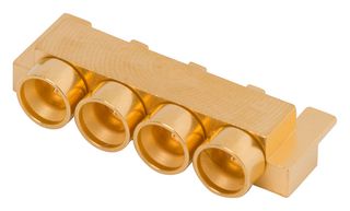 AMPHENOL SV MICROWAVE 9311-60015 Conector Coaxial / RF, 4 Puertos, SMPS Coaxial, Macho Recto, Borde de Tarjeta / Lanzamiento Extremo
