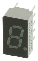 BROADCOM HDSP-7801 7 Segment LED Display, Green, 20 mA, 2.1 V, 6.8 mcd, 1, 7.6 mm