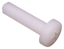 TR FASTENINGS TRNMS 312 01 Screw, Set, Pan Head Phillips, M3, Nylon 6.6, 12.2 mm Length