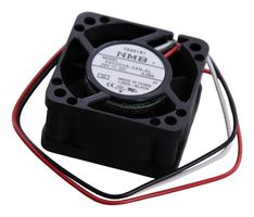 NMB TECHNOLOGIES 04020VA-24N-AL-00 Ventilador axial de CD, 24 V, Cuadrado, 40 mm, 20 mm, Rodamiento de bolas, 10.2 CFM