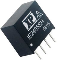 XP POWER IE0505SH Convertidor CD/CD Pasante Aislado, ITE, SIP, 1:1, 1 W, 1 Salida, 5 V