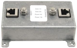 L-COM HGLN-CAT5-HP Supresor de Picos de Voltaje, Interior, Protector contra sobrevoltajes Ethernet, 1 Puertos, Panel