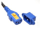 VOLEX VL-0124-05-150K Mains Power Cord, NEMA 5-15P to IEC 60320 C13, 1.5 m, 10 A, 125 VAC, Black