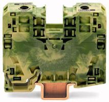 WAGO 285-137 Bloque de Terminal c/Montaje en Riel DIN, 2 Posiciones, 10 AWG, 2 AWG, 35 mm², Pinza, 125 A