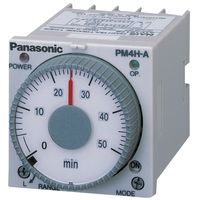 PANASONIC PM4HS-H-AC240V Temporizador Analógico, DIN48, Serie PM4H-S, Retardo a la Conexión, 16 Rangos, 1 s, 500 h
