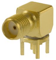 JOHNSON - CINCH CONNECTIVITY 142-0701-301 RF / Coaxial Connector, SMA Coaxial, Right Angle Jack, Through Hole Right Angle, 50 ohm