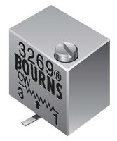 BOURNS 3269P-1-203LF Trimmer, Multi Turn, Cermet, Side Adjust, 20 kohm, Surface Mount, 12 Turns