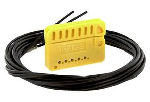 BANNER ENGINEERING PIT46UHF Fiber Optic Cable, 2 m, 1mm, Plastic Optical, 1 Fiber