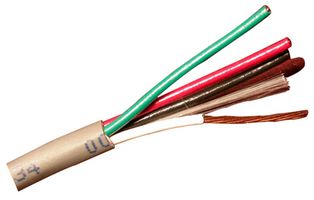 BELDEN 5302UE 008U1000 Cable Multiconductor, Seguridad y Alarma, Sin blindaje, 4 Hilos, 18 AWG, 1000 ft, 304.8 m
