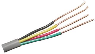 BELDEN 5582UE U4FU500 Cable Multiconductor, Sin blindaje, 4 Hilos, 22 AWG, 500 ft, 152.4 m
