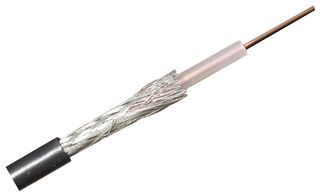 BELDEN 9228 0102000 Coaxial Cable, RG62, 2000 ft, 609.6 m, 6.15 mm, 93 ohm