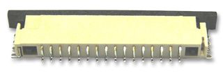 TE CONNECTIVITY - AMP 1-84952-6 FFC / FPC Board Connector, 1 mm, 16 Contacts, Surface Mount, Bottom, 1 Row