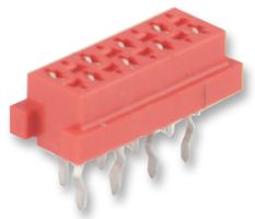 TE CONNECTIVITY - AMP 8-215079-8 PCB Receptacle, Board-to-Board, 1.27 mm, 2 Rows, 18 Contacts, Through Hole Mount