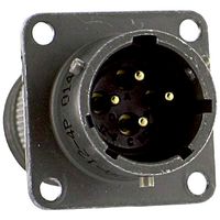 AMPHENOL INDUSTRIAL MS3110E8-4PW Conector Circular, Serie MIL-DTL-26482 I, Serie MIL-DTL-26482 I, Receptáculo Montaje de Pared