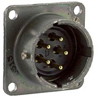 AMPHENOL INDUSTRIAL PT02A-14-5P Circular Connector, PT Series, MIL-DTL-26482 Series I, Box Mount Receptacle, 5 Contacts, Solder Pin