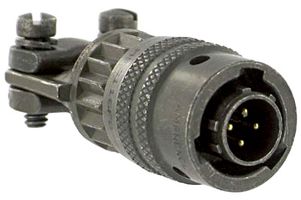 ITT CANNON MS3116F8-4PW Circular Connector, MIL-DTL-26482 Series I, MS3116 Series, Straight Plug, 4 Contacts, Solder Pin