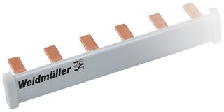 WEIDMULLER 7940099418 Circuit Breaker Accessory, 3 Pole, 57 Pin, Thermal Magnetic Miniature Circuit Breakers, MCB Bus Bar