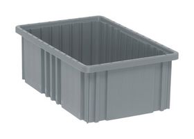 QUANTUM STORAGE DG92060 Storage Bin, Dividable, 6 " x 16.5 " x 10.875 "