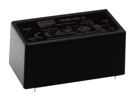 MEAN WELL IRM-05-5 Fuente de Alimentación Montaje PCB AC/DC, ITE, 1 Salida, 5 W, 5 V, 1 A