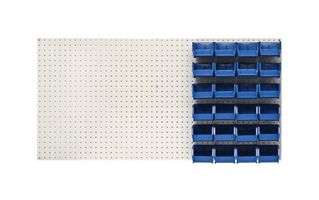 QUANTUM STORAGE PB-C-QUS210BL Kit de Contenedores para Almacenamiento, 24 Contenedores, Amarillo, 3 " X 5.375 " X 4.125 "