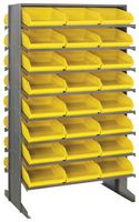 QUANTUM STORAGE QPRD-109YL Unidad de Estantería, 16 Estantes, 48 Contenedores, Amarillo, 60 " X 24 " X 36 "