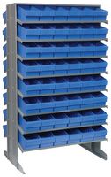 QUANTUM STORAGE QPRD-601BL Unidad de Estantería, 16 Estantes, 96 Contenedores, Azul, 60 " X 24 " X 36 "
