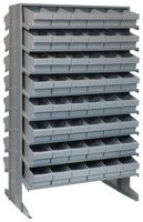 QUANTUM STORAGE QPRD-601GY Unidad de Estantería, 16 Estantes, 96 Contenedores, Gris, 60 " X 24 " X 36 "