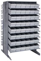 QUANTUM STORAGE QPRD-602GY Unidad de Estantería, 16 Estantes, 96 Contenedores, Gris, 60 " X 36 " X 36 "