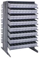 QUANTUM STORAGE QPRD-604GY Unidad de Estantería, 16 Estantes, 144 Contenedores, Gris, 60 " X 36 " X 36 "