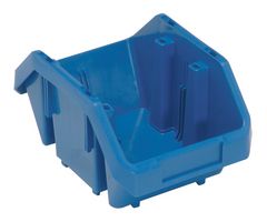 QUANTUM STORAGE QP965BL Storage Bin, Blue, 5 " x 9.5 " x 6.625 "