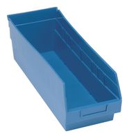 QUANTUM STORAGE QSB204BL Contenedor de Almacenamiento, Azul, 6" x 17.875" x 6.625"