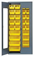 QUANTUM STORAGE QSC-C240250YL Almacenamiento, Gabinete de Contenedor, Amarillo, 28 Contenedores, 78 " x 18 " x 36 "
