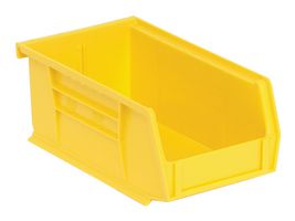 QUANTUM STORAGE QUS220YL Contenedor de Almacenamiento, Amarillo, 3" x 4.125" x 7.375"