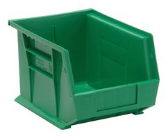 QUANTUM STORAGE QUS239GN Storage Bin, Green, 7 " X 8.25 " X 10.75 "