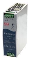 MEAN WELL SDR-120-12 AC/DC DIN Rail Power Supply (PSU), ITE, 1 Output, 120 W, 12 V, 10 A