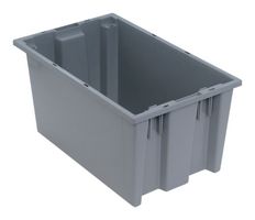 QUANTUM STORAGE SNT185GY Contenedor de Almacenamiento, Gris, 9" x 11" x 18"