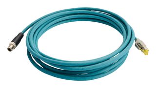 BRADY 178744 LAN Cable, V7000 Fixed Barcode Scanner, Blue, 16.41' Cable
