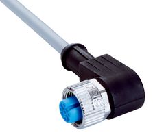 SICK YG2A14-100UJ2XLEAX Sensor Cable, A Coded, 90° M12 Receptacle, Free End, 4 Positions, 10 m, 32.8 ft